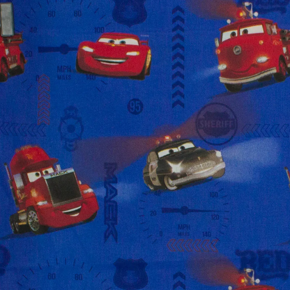 Blauwe katoen van Cars